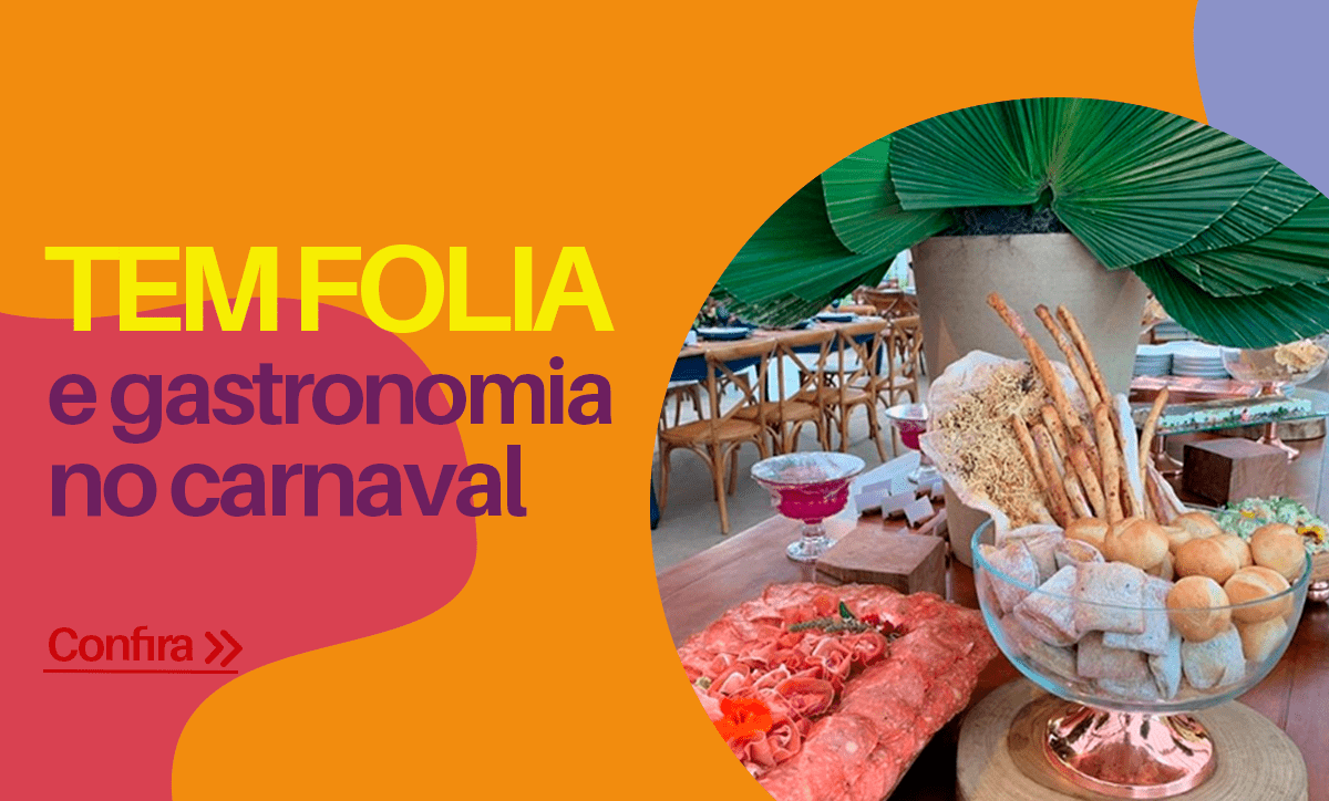 Catering do Chef A}lex Atala no Carnaval do RJ em 2020